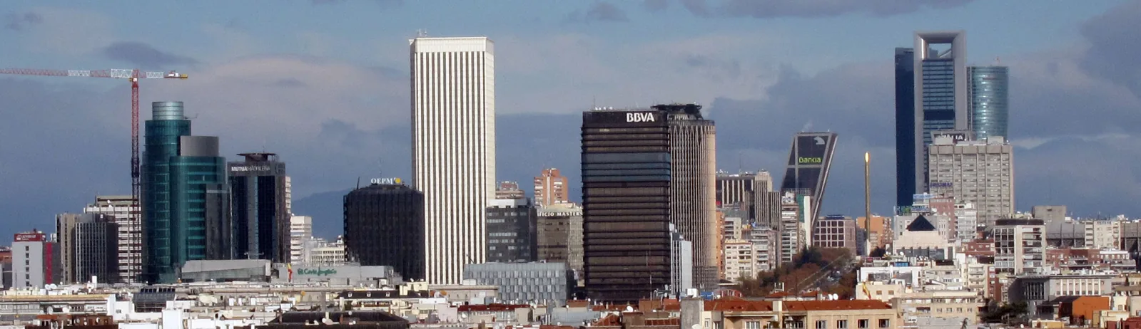 Skyline financiero de Madrid
